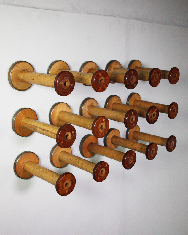 Vintage Bobbin Reel Display