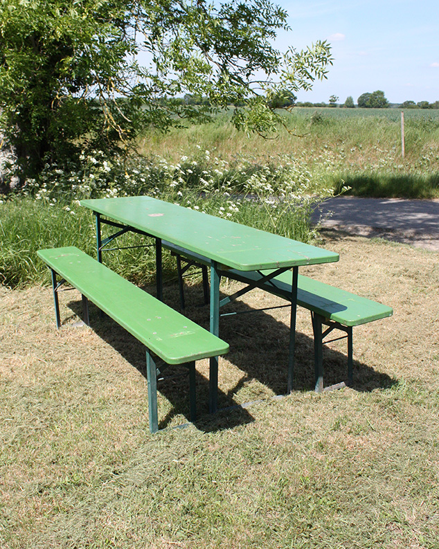 Green- German Table and Bench Sets - Oktoberfest (220cm)