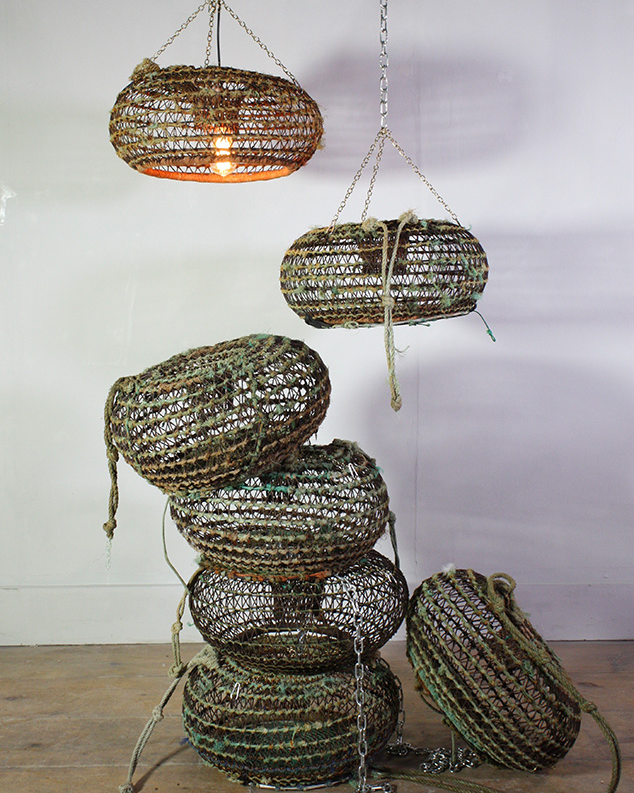 Squid/lobster Pot Caged Lights