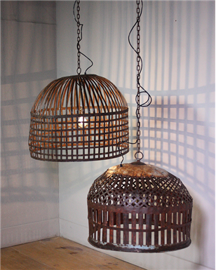 Indian Metal Caged Lights