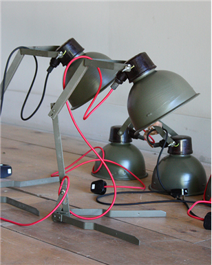 czech army table lights