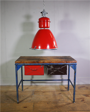 Red Drawer Workbench / Table 