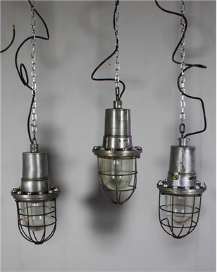 Polish Metal Caged Lights