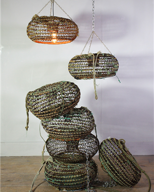 Squid/lobster Pot Caged Lights 