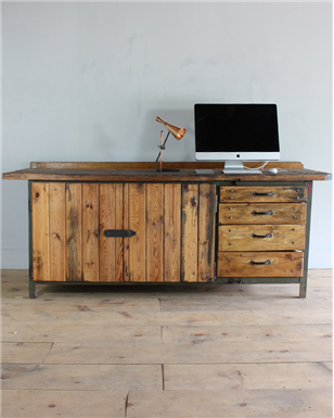 large industrial workbench