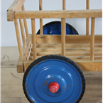 Blue Wheeled Trolley
