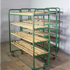 Green Shelving Trolley