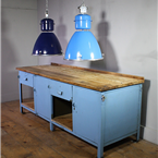 Large Light Blue Workbench