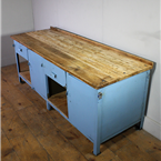 Large Light Blue Workbench