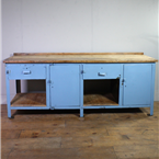 Large Light Blue Workbench