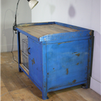 Blue Industrial Cabinet