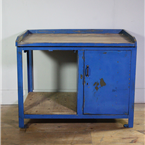 Blue Industrial Cabinet