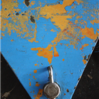 Blue Pallet Trolley Tables