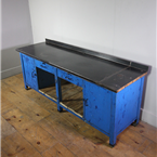 Large Metal Blue Workbench