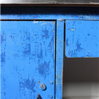 Large Metal Blue Workbench