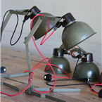 czech army table lights