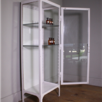 Single Door White Medical Cabinet