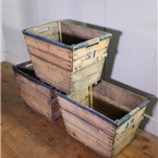 French Wooden Crates