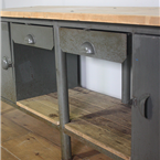 Grey Industrial Workbench