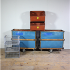 Blue industrial Storage trolley