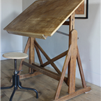 wooden architect table