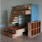 set of Vintage Drawers on Castors