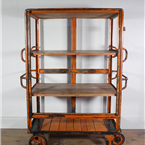Large Orange Storage Shelving