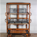 Large Orange Storage Shelving