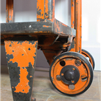 Large Orange Storage Shelving